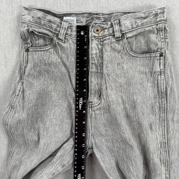 Pure Jeanswear Vintage Grey Acid Wash Bow Ankle Tapered Jeans Womens Size 9 - Picture 10 of 11
